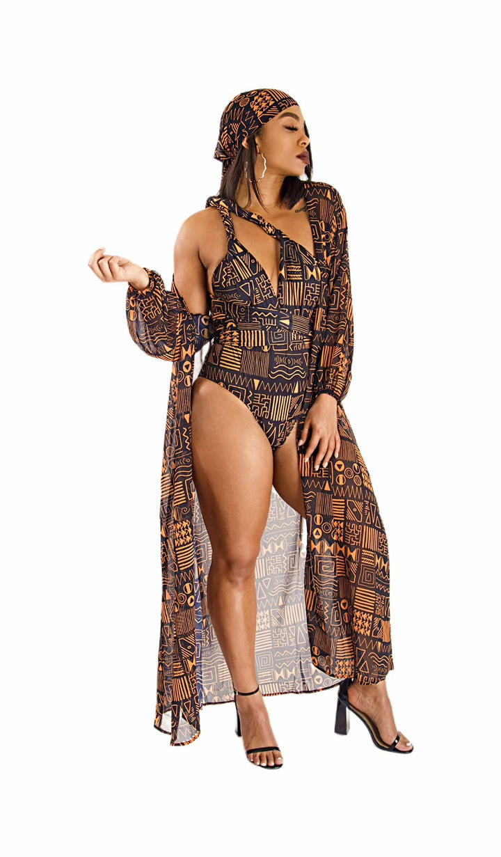 ROBE & SCARF SET - 002